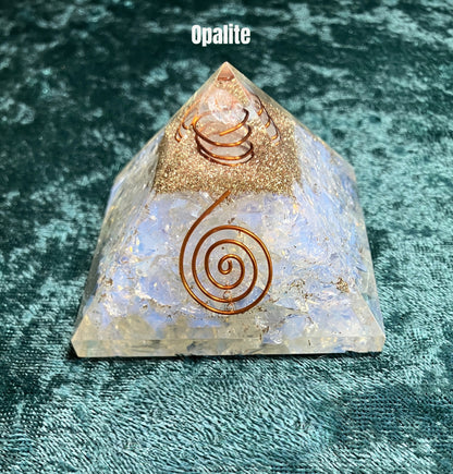 Orgone Energy Pyramid – 4 Crystal Styles to Choose From