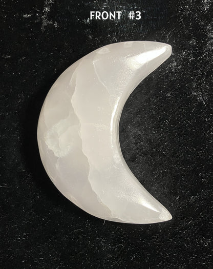 Pink Mangano Calcite Moon #3