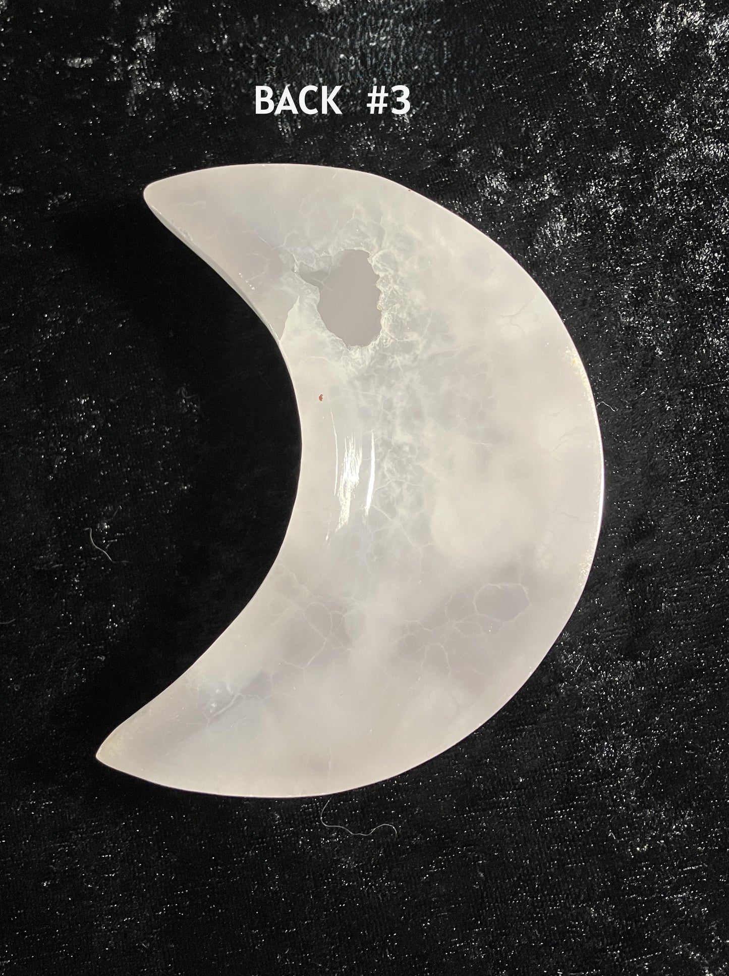 Pink Mangano Calcite Moon #3
