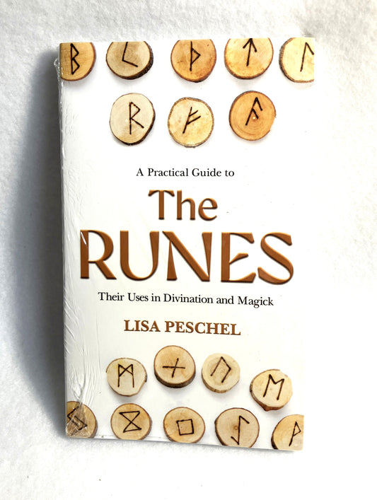 A Practical Guide to the Runes by Lisa Peschel book cover - rune reading and divination guid