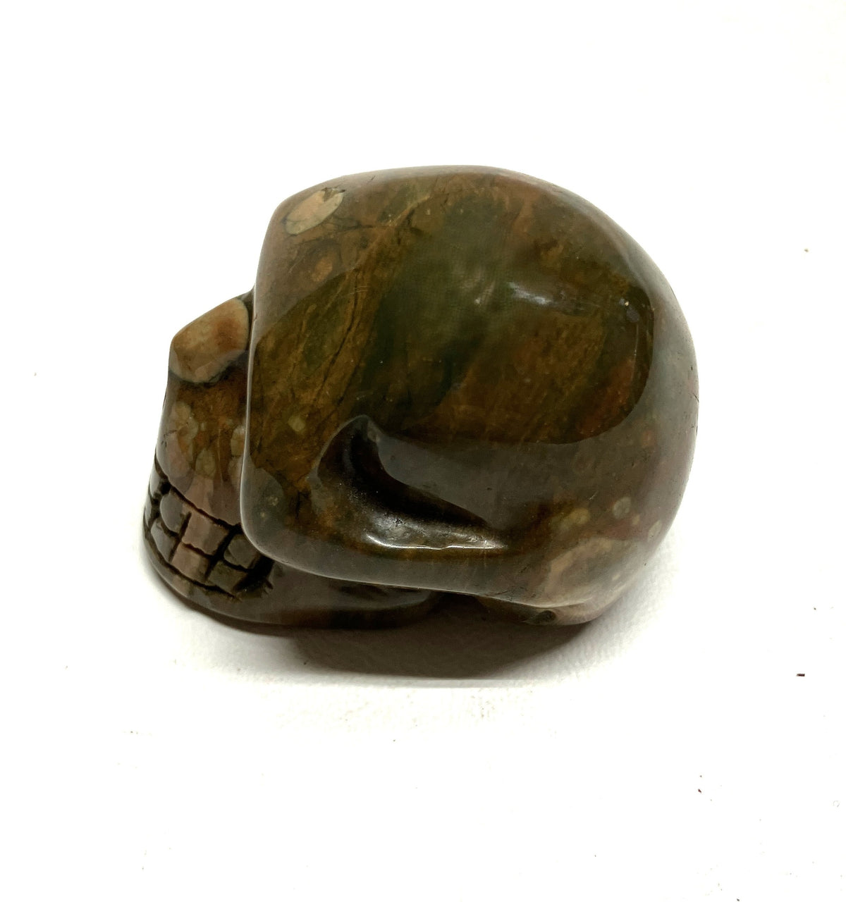 Rainforest Rhyolite Crystal Skull