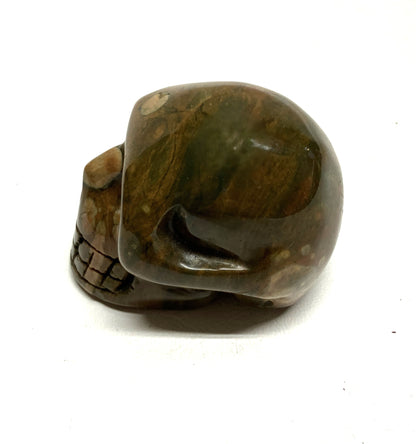 Rainforest Rhyolite Crystal Skull