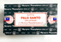 Box of Satya Palo Santo Incense with branding and product details.