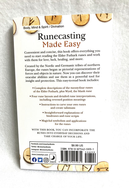 Back cover of A Practical Guide to the Runes by Lisa Peschel