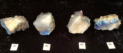 Titanium Plated Quartz Clusters