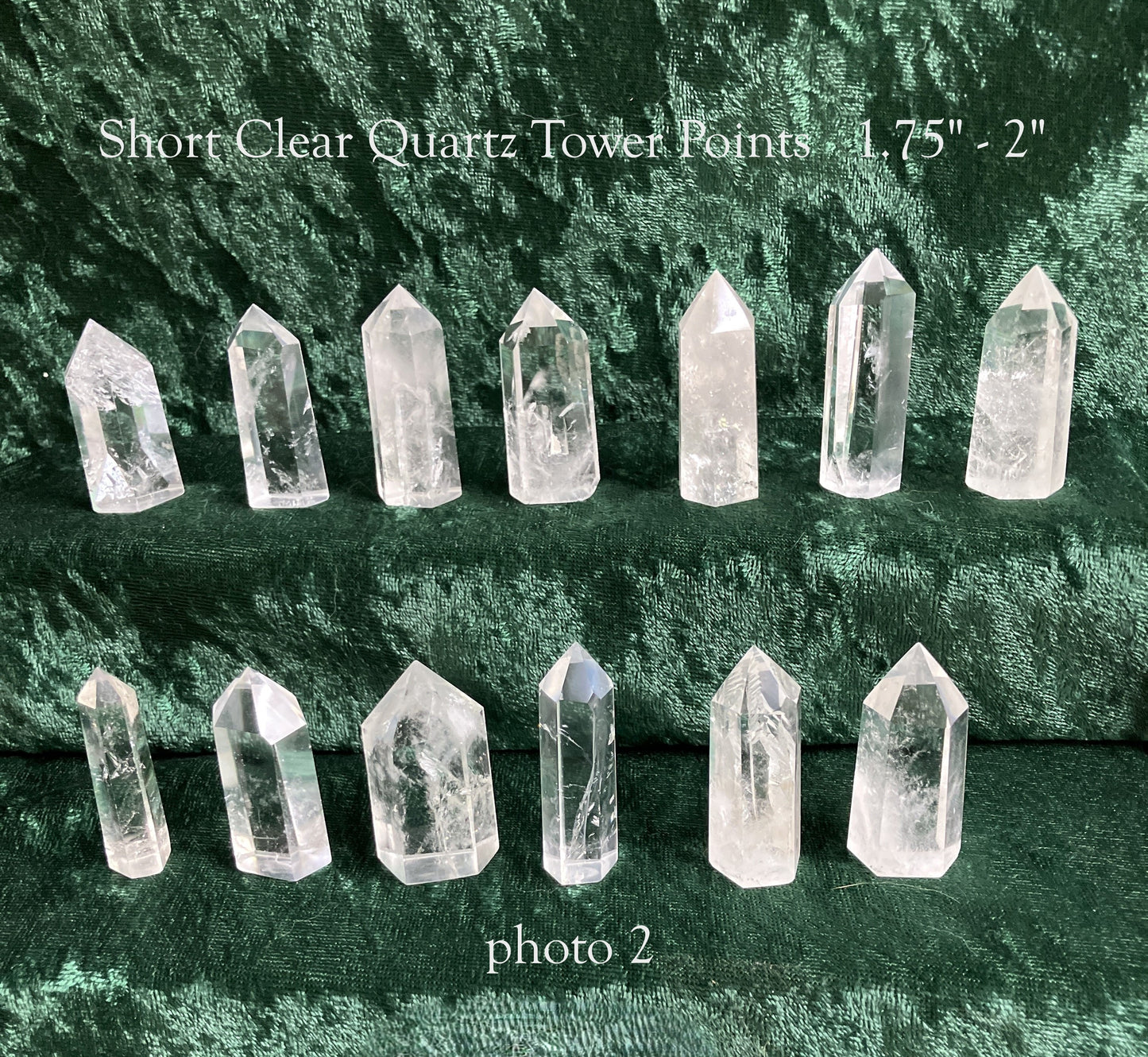 Clear Quartz Crystal Towers & Points – Medium