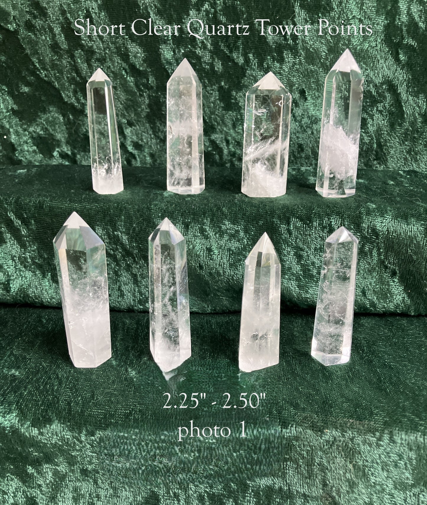 Clear Quartz Crystal Towers & Points – Large