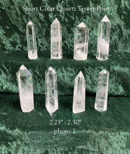 Clear Quartz Crystal Towers & Points – Large