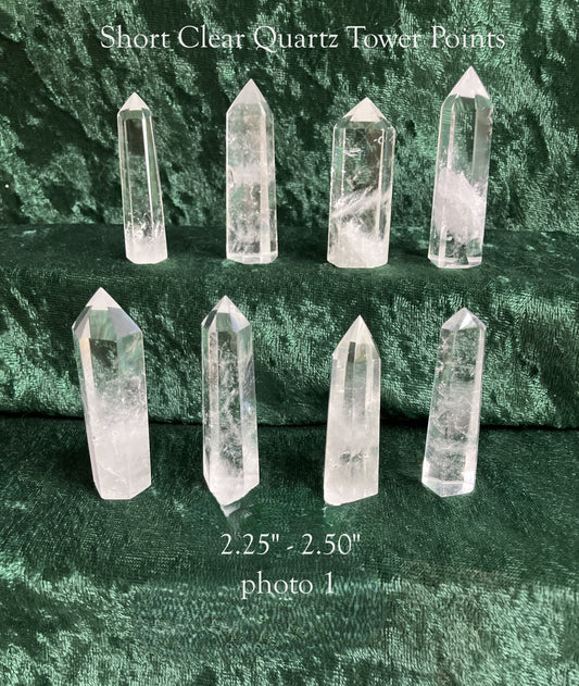 Clear Quartz Crystal Towers & Points – Large
