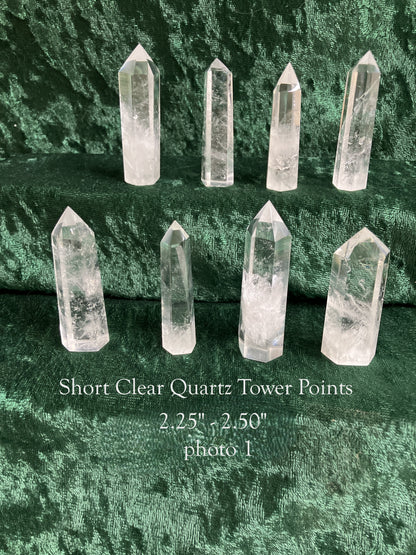 Clear Quartz Crystal Towers & Points – Large