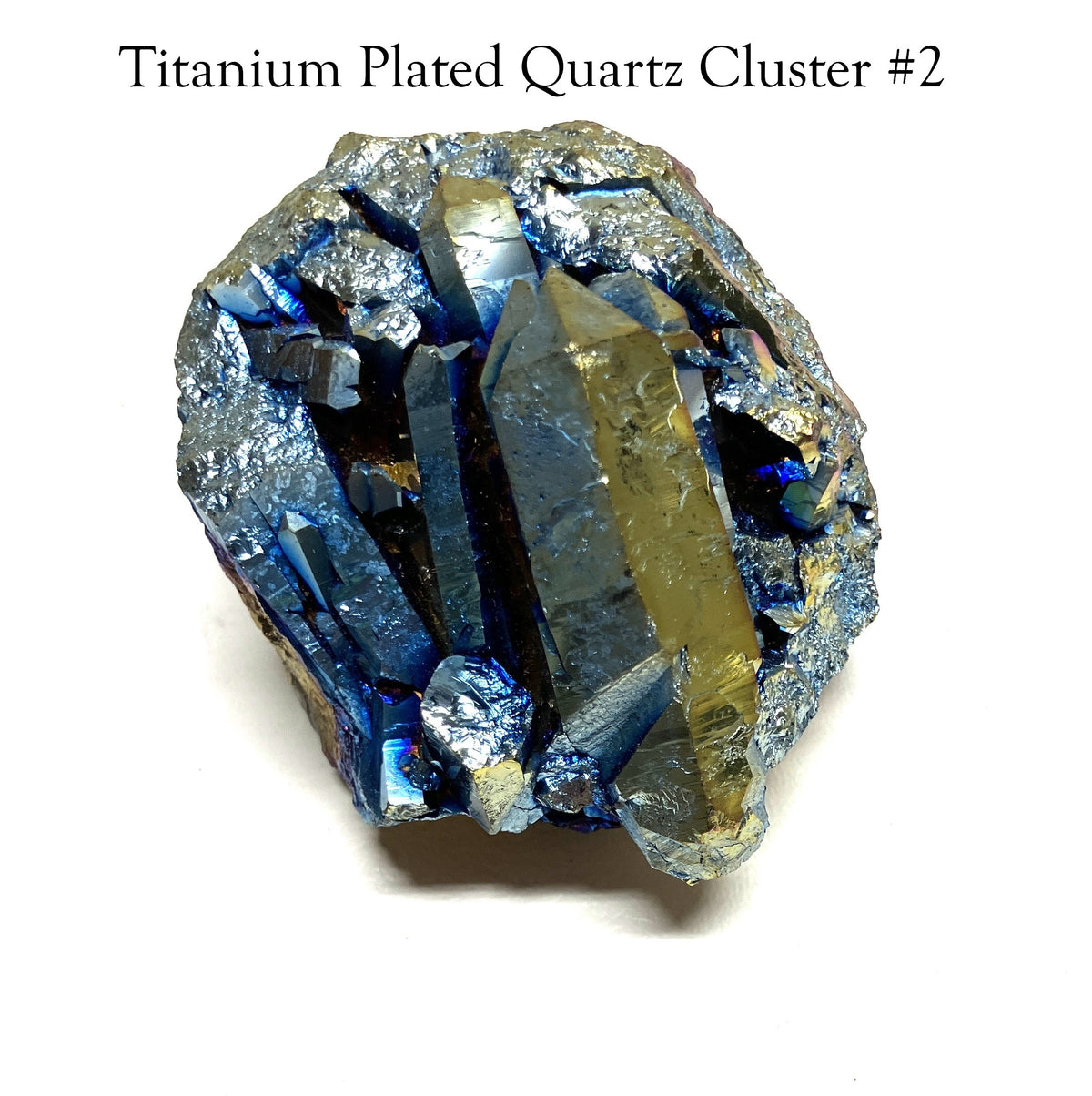 Titanium Plated Quartz Cluster #2