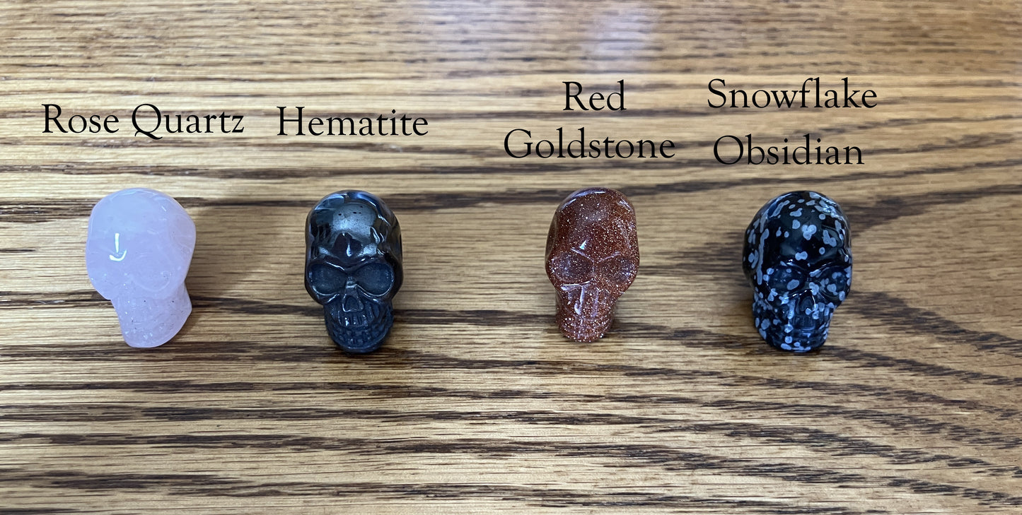 Assorted Mini Crystal Skulls