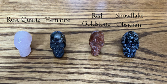 Assorted Mini Crystal Skulls