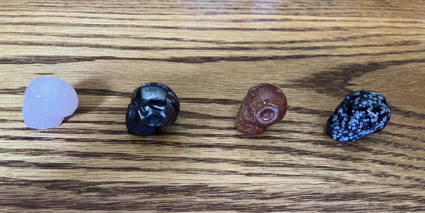 Assorted Mini Crystal Skulls