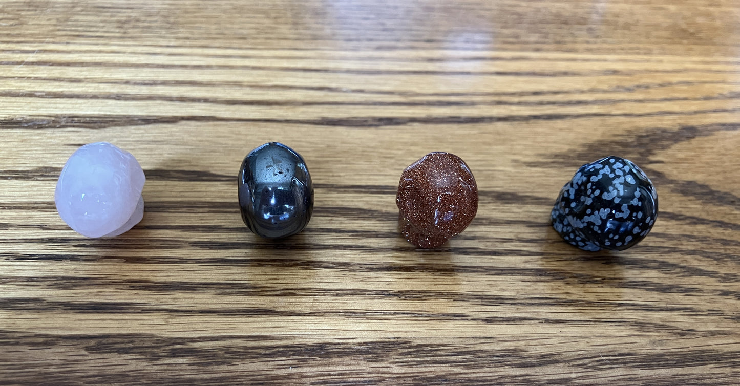 Assorted Mini Crystal Skulls