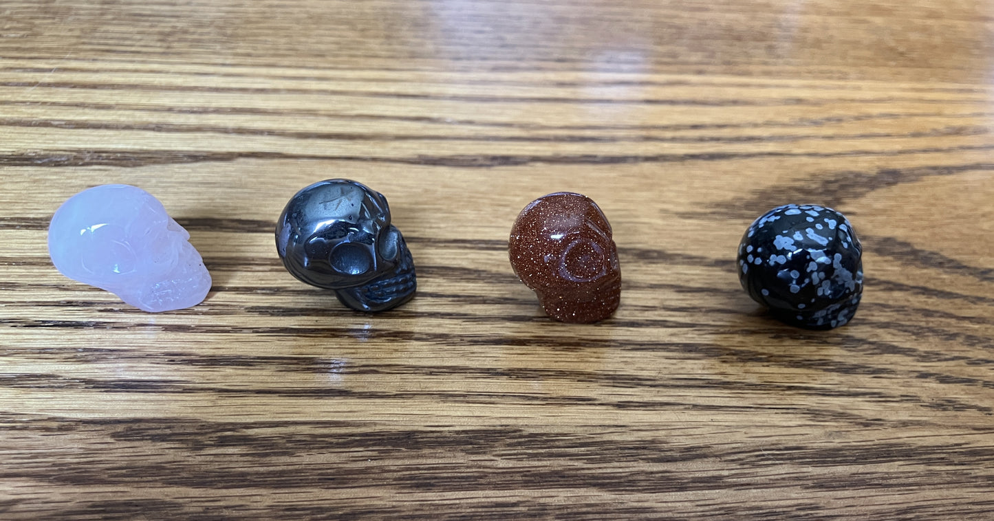 Assorted Mini Crystal Skulls
